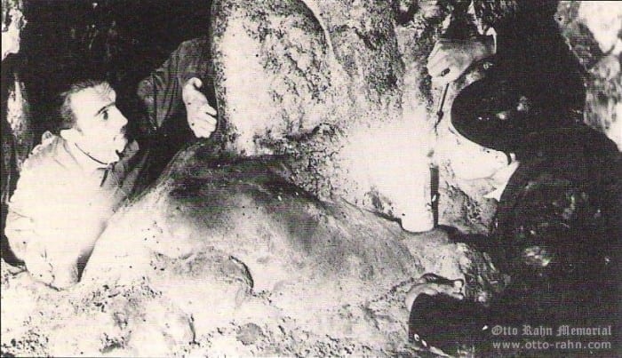 Otto Rahn in the cave of Hermit