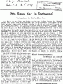 Newspaper coverage of a speech by Otto Rahn