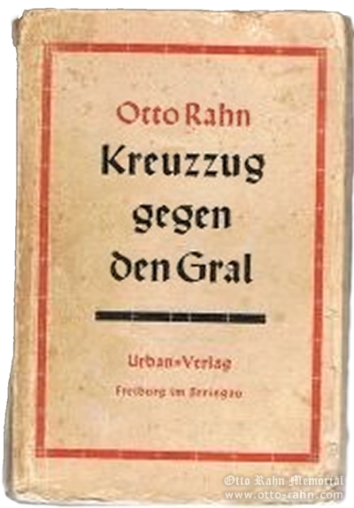 Otto Rahn First edition of Kreuzzug gegen den Gral