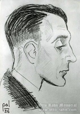 Portrait of Otto Rahn by Ladame