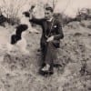 Otto Rahn with dog