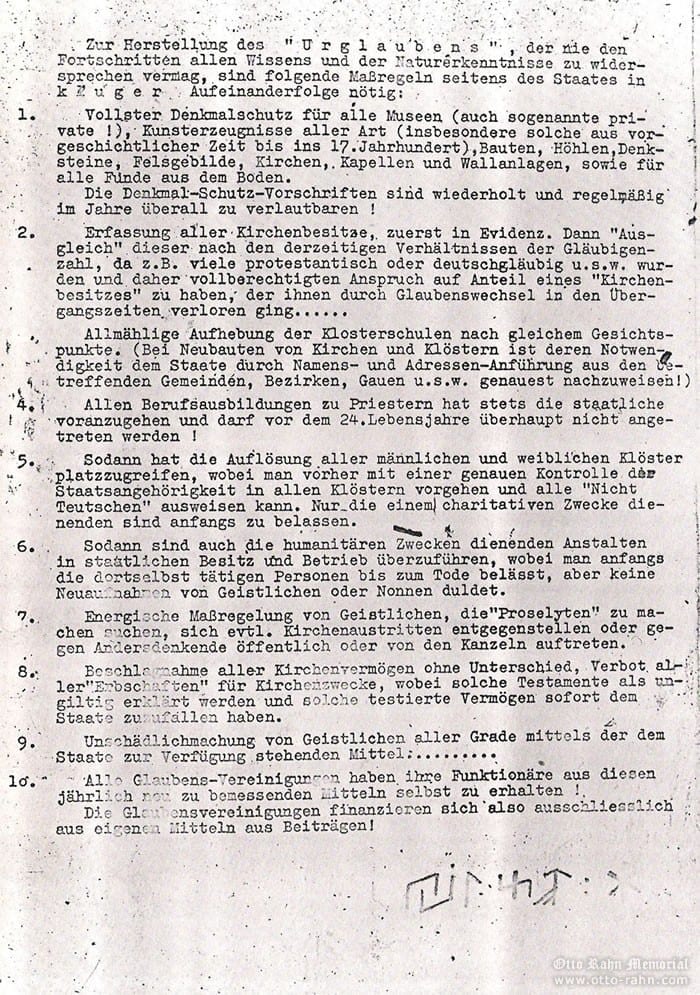 Rahn's letter to Wiligut, 27.9.1935 (page 2)