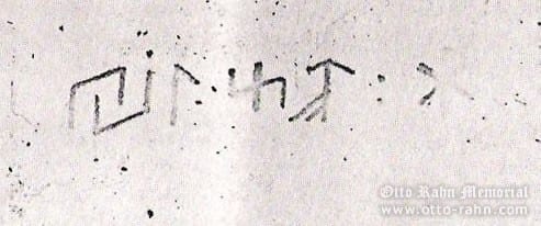 Runes from the Rahn's letter to Wiligut, 27.9.1935
