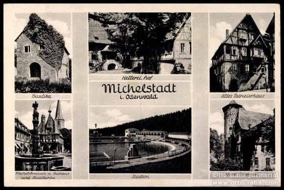 Marktplatz, Winery, Stadium, Basilika, Furstenau Castle - 1944