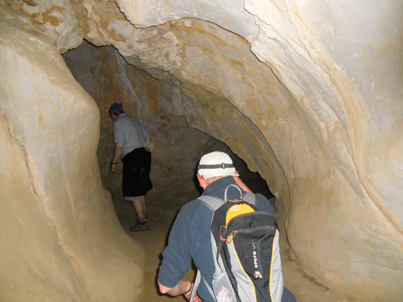 Hermets Cave. Inside the Mountain